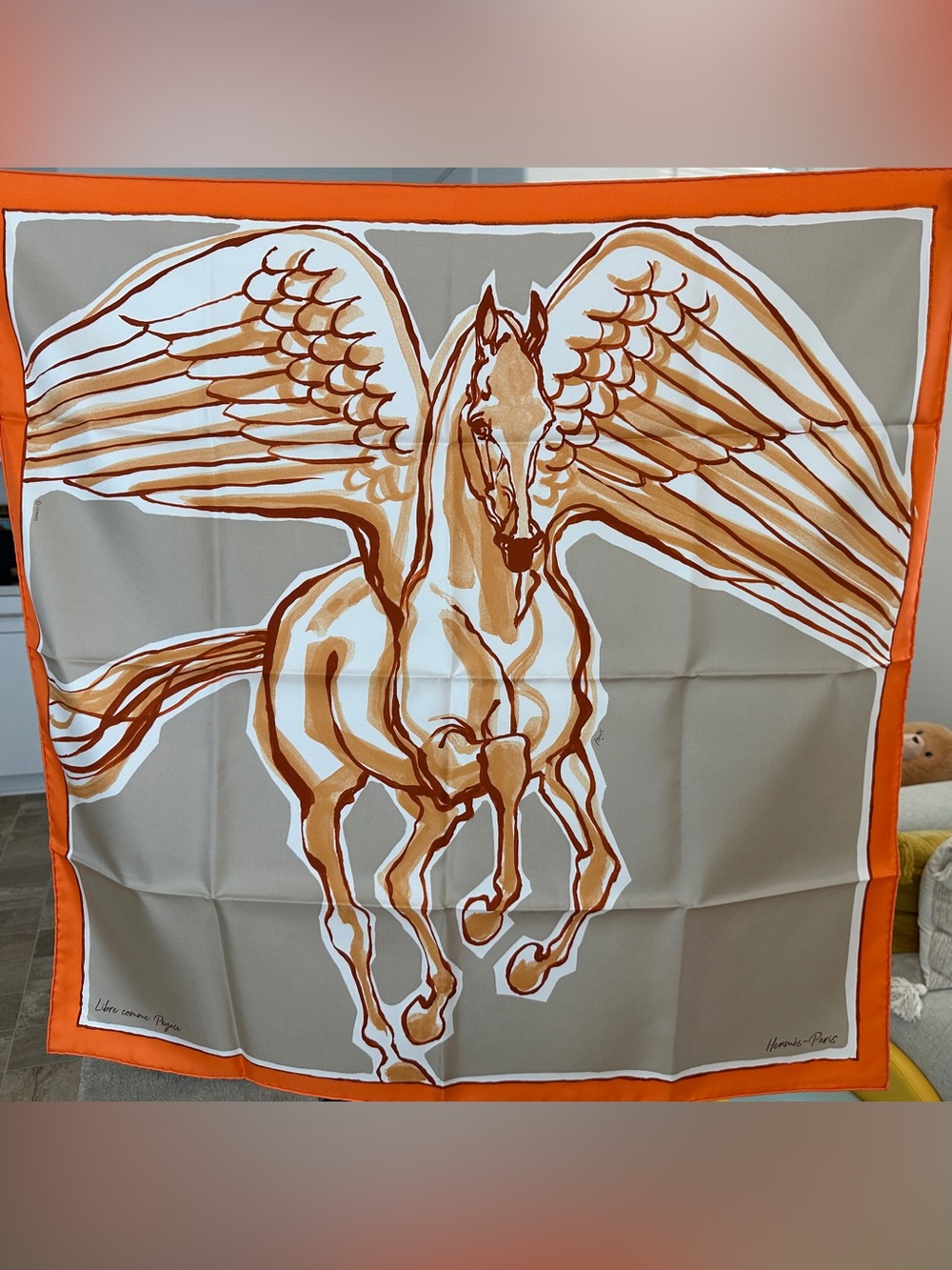 Libre Comme Pegase scarf 90